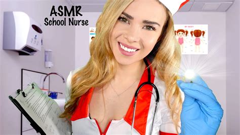 Gibi ASMR School Nurse gives you a Blowjob